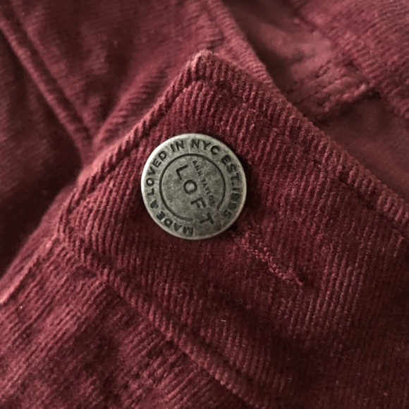 LOFT Curvy Skinny Corduroy Pants - Picture 10 of 16